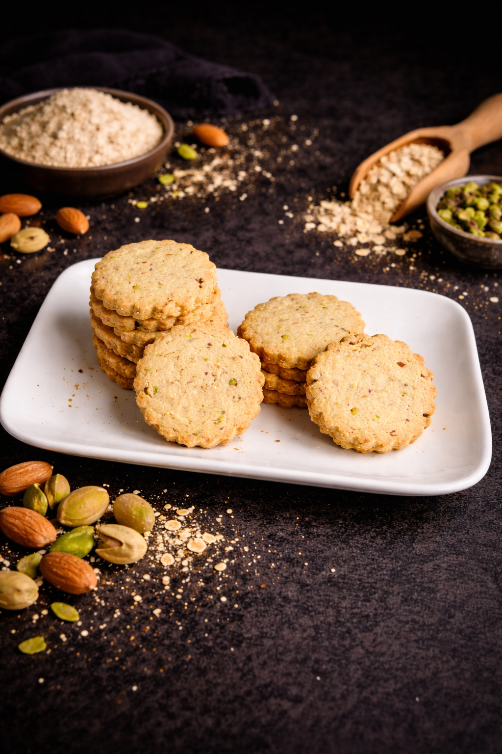 Almond and Pistachio Cookies