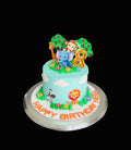 Animal themed cake