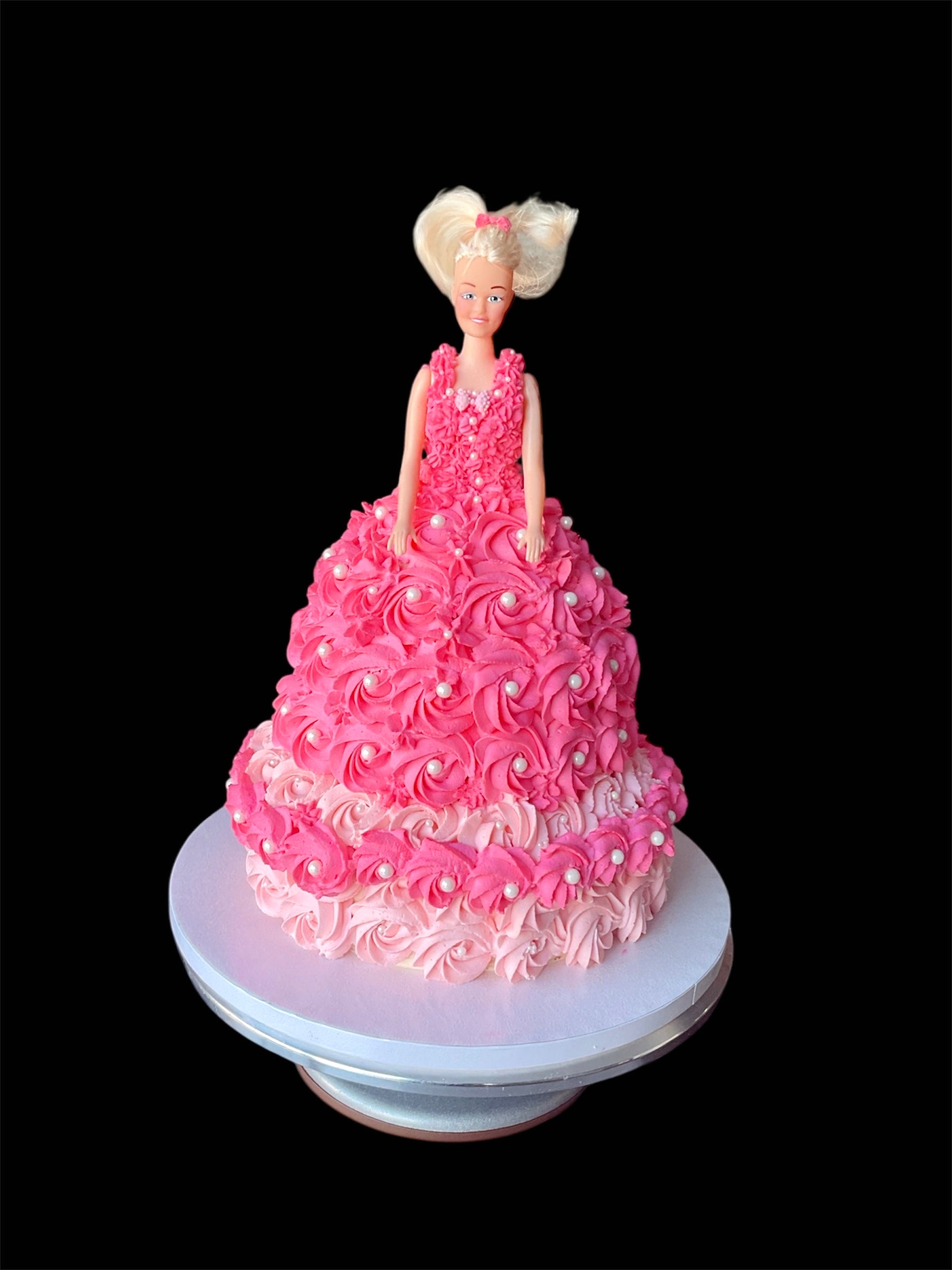Barbie doll theme Cake