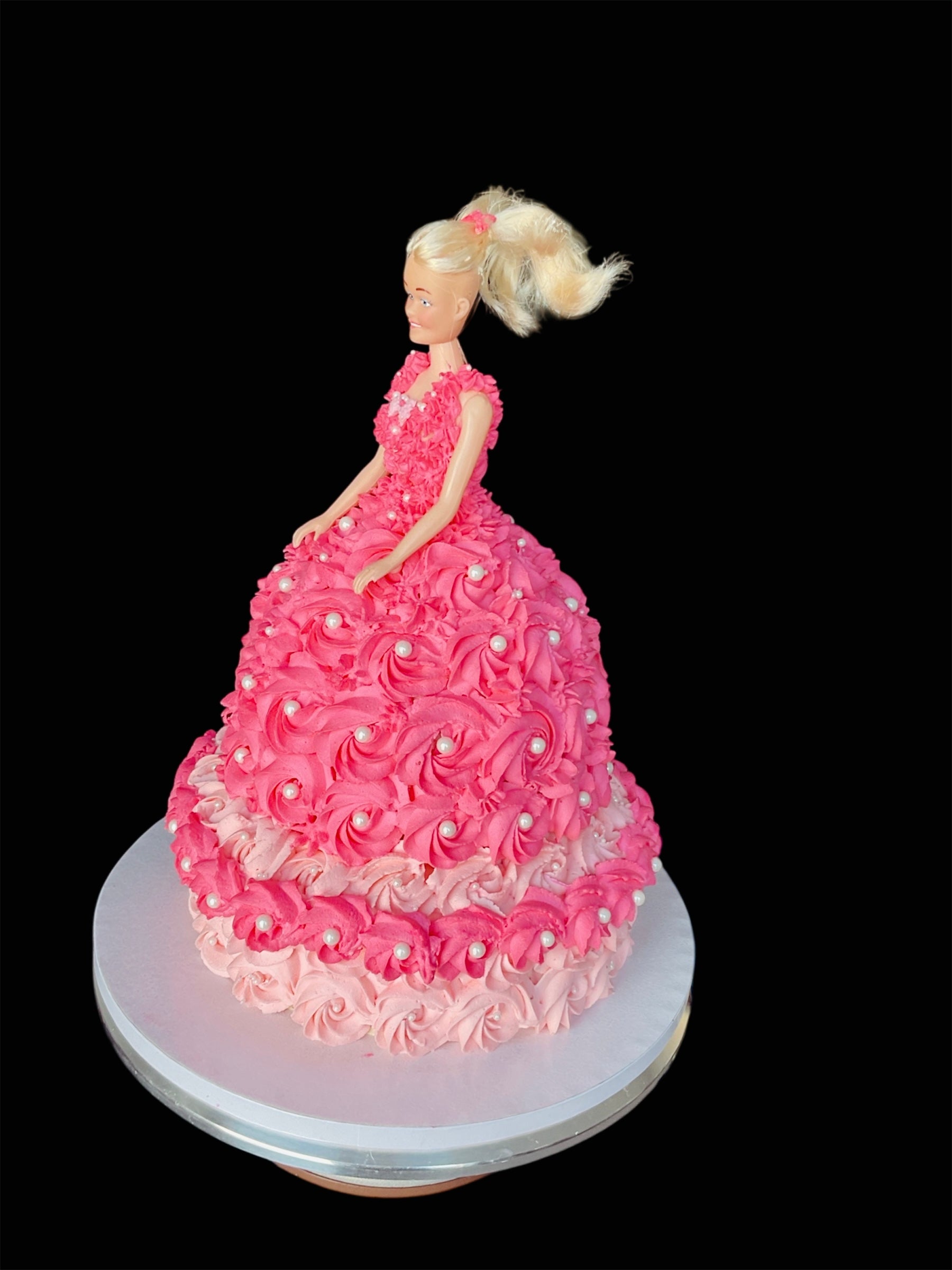 Barbie doll theme Cake