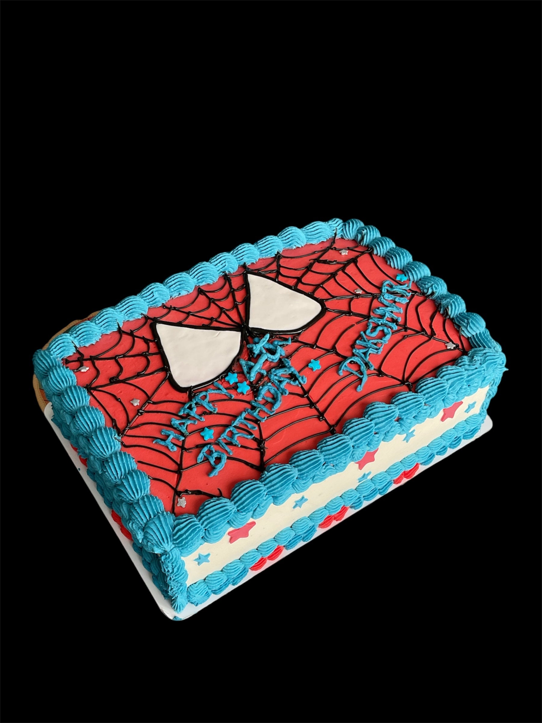 Spider man theme Cake