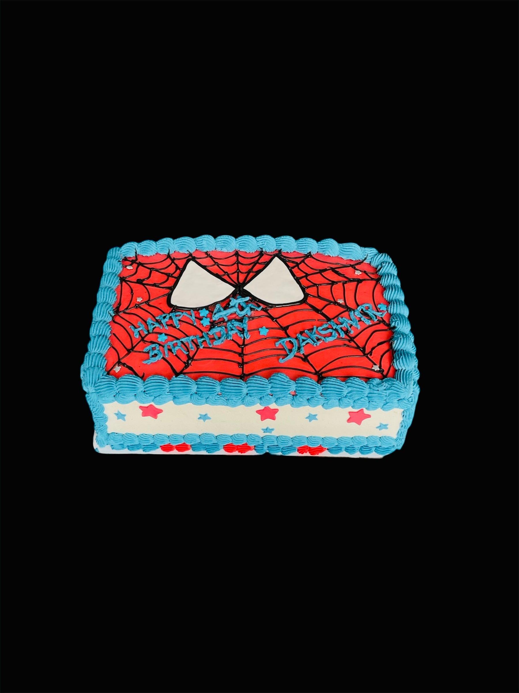 Spider man theme Cake