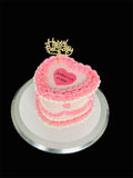 Vanilla Heart Shape cake
