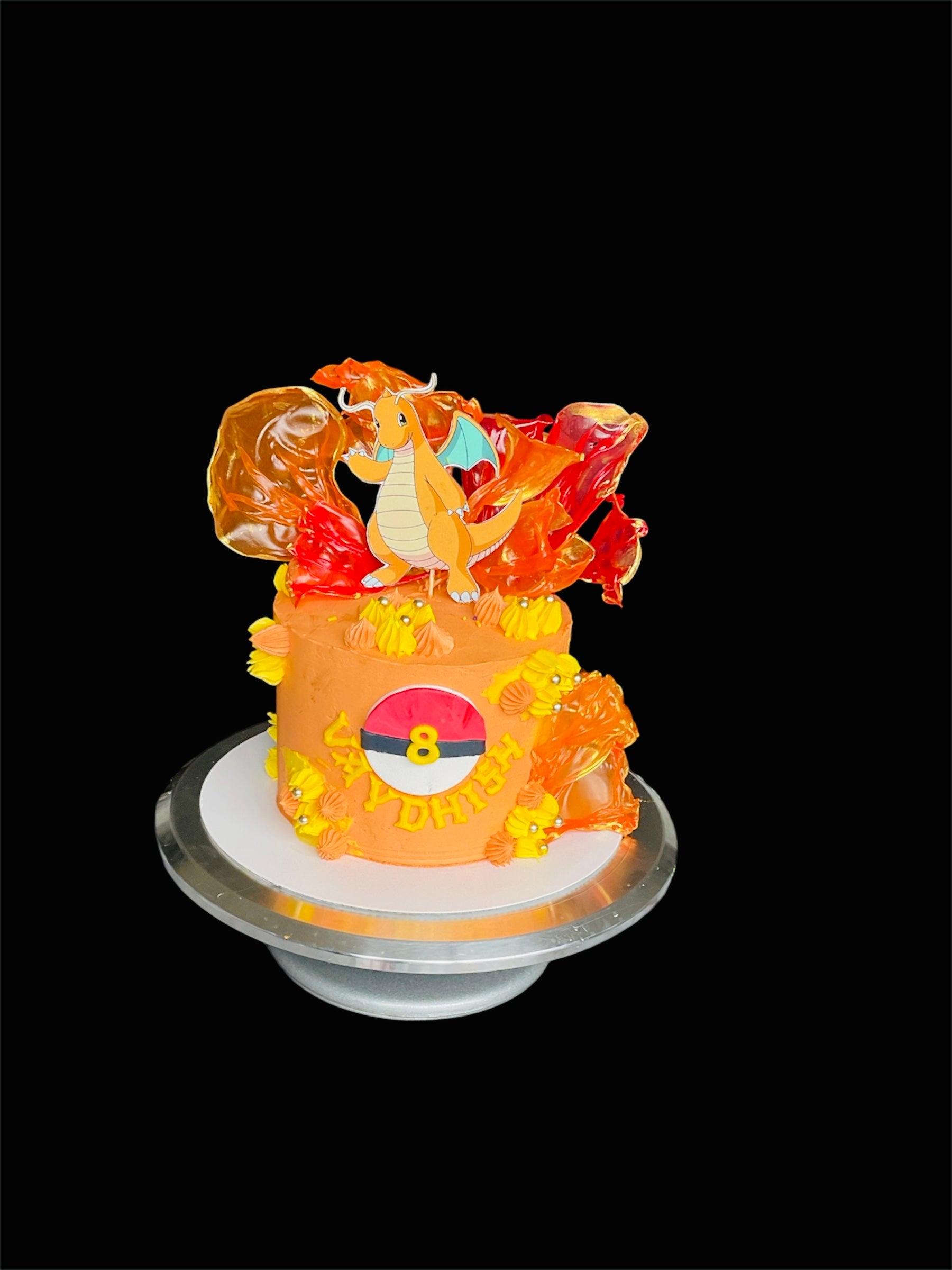 Dragonite theme cake